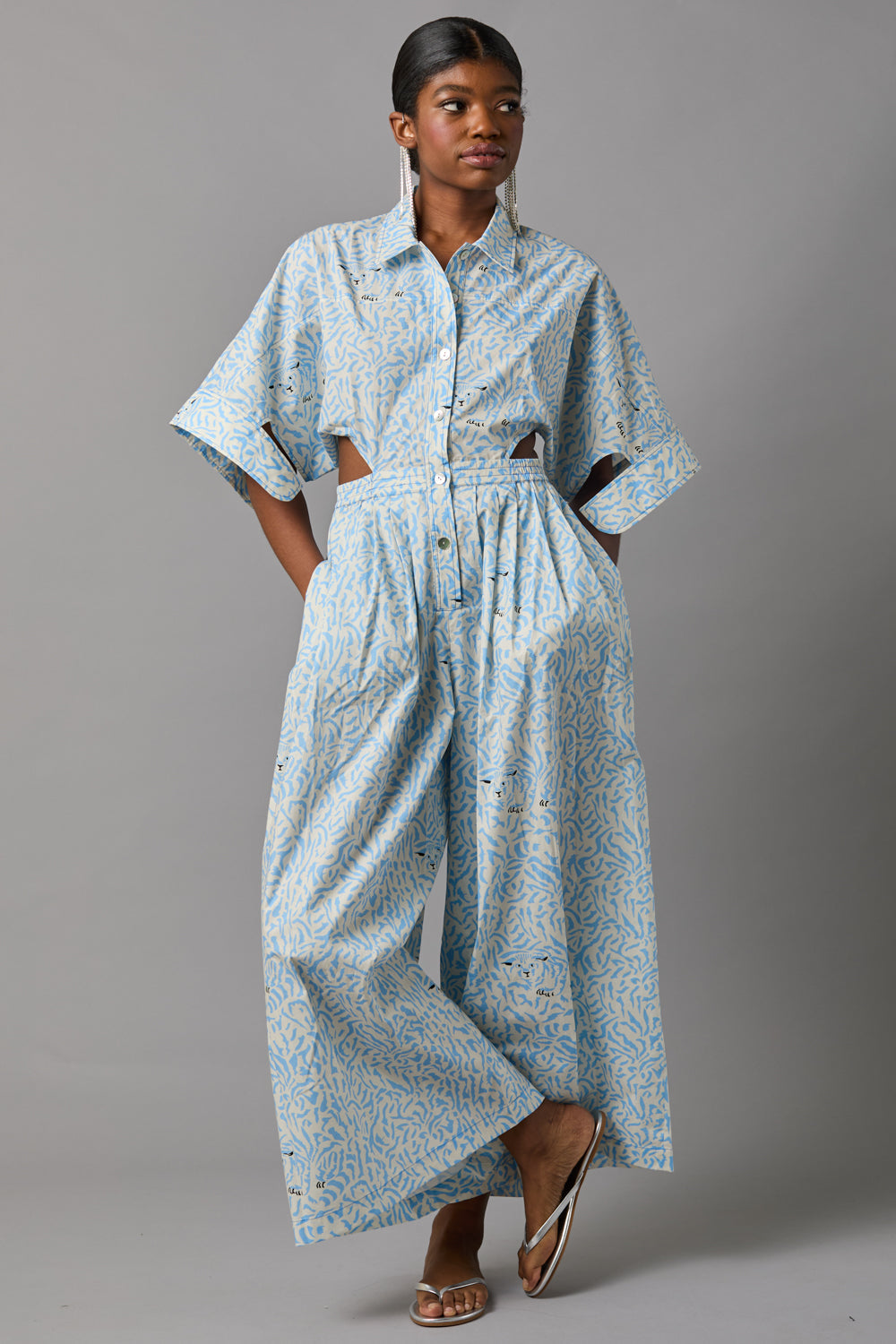 Shirtwaist Jumpsuit