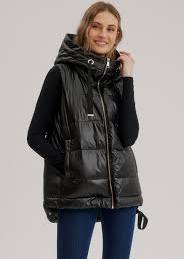 Misty's Black Puffer Vest