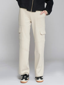 Carefree Cream Corded Pants